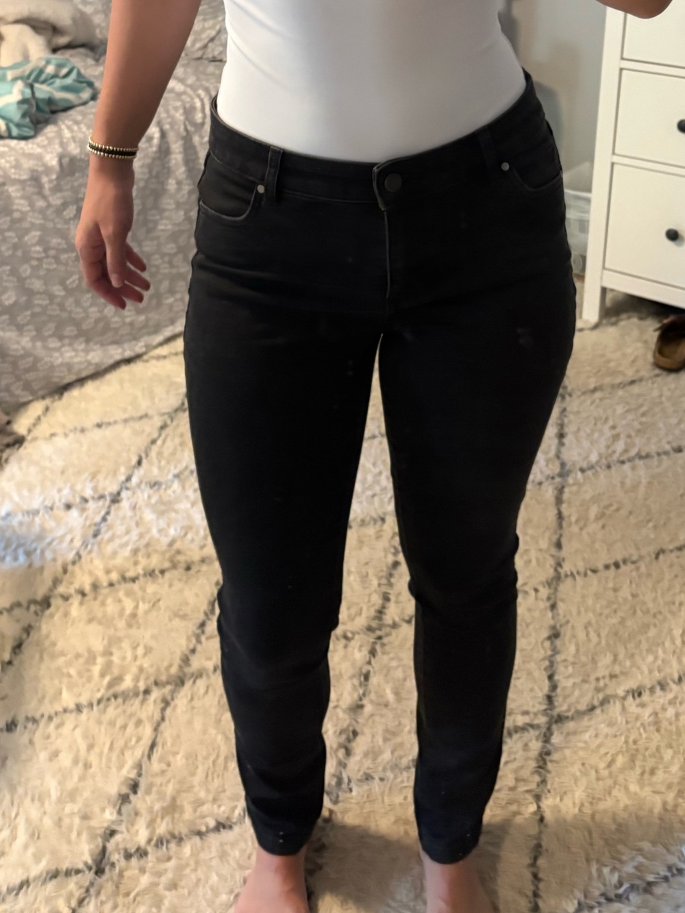 Per Se Black Women's Skinny Jeans